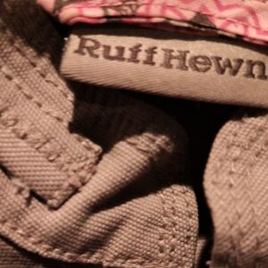 Ruff Hewn Tan Distressed Vest w Decorative Buttons Size Small